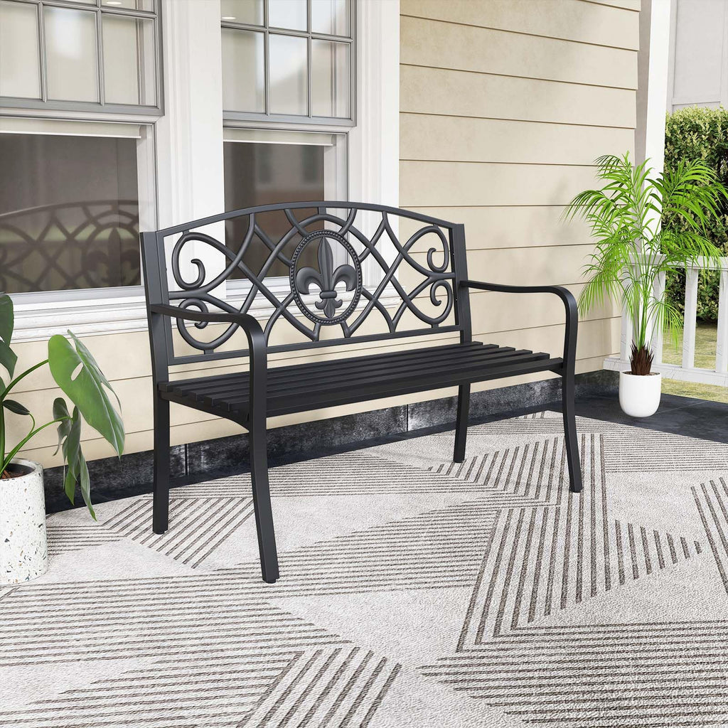 Metal Outdoor Bench S2767