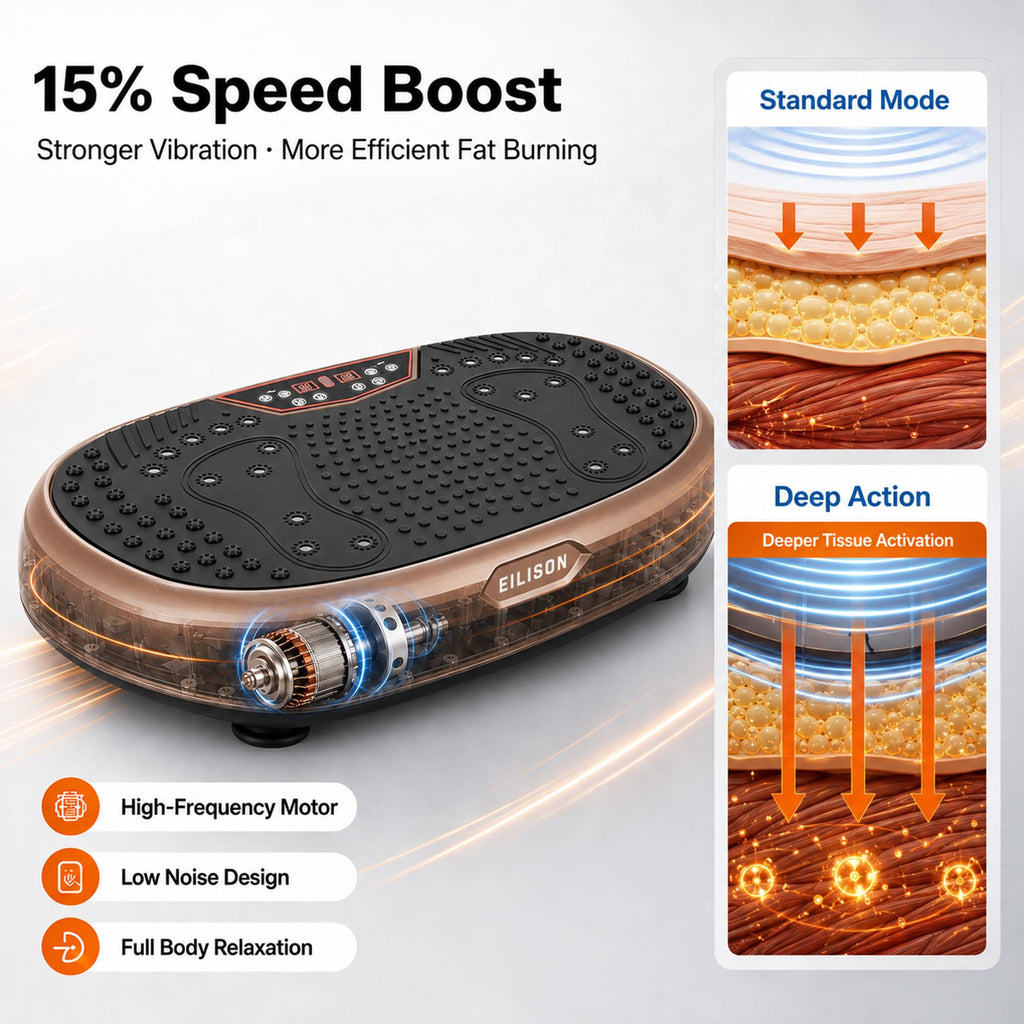 Vibration Plate Exercise Machine with 120 Speeds K701