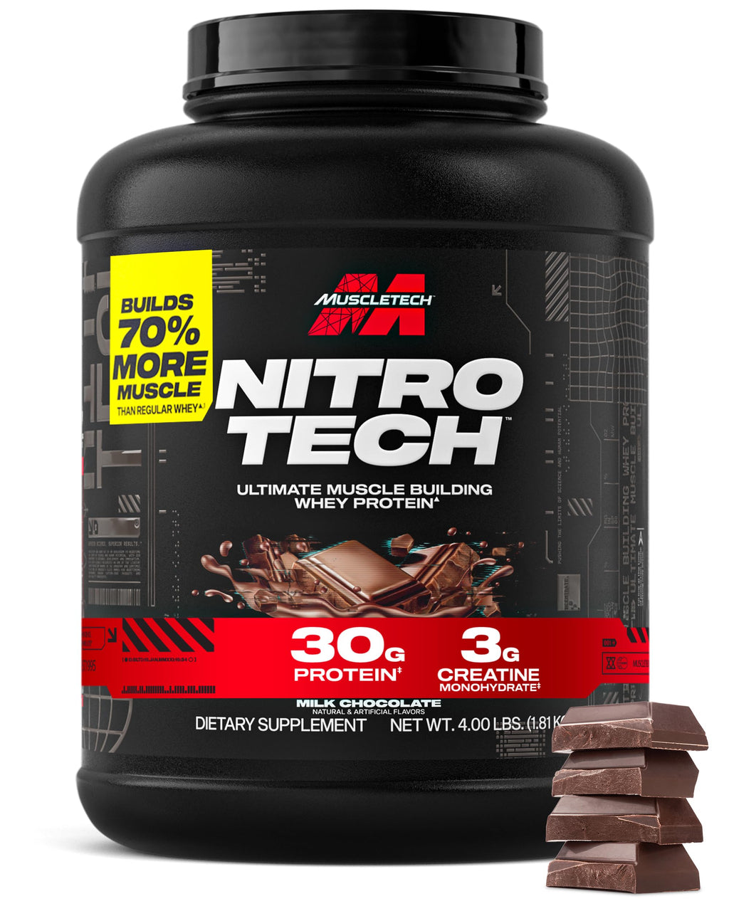 Whey Protein Powder Milk Chocolate 4LB S1797