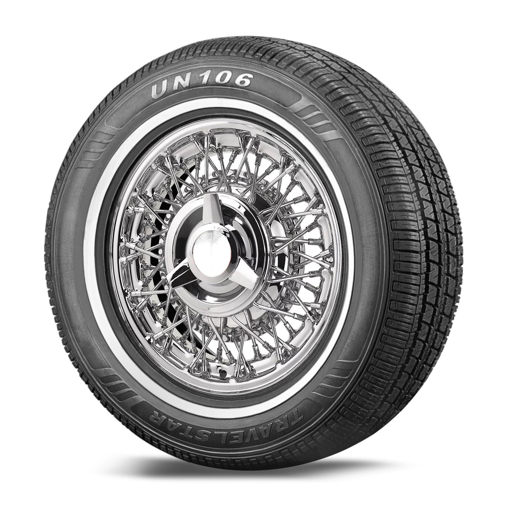 Set of 4 White Wall Radial Tire X989246