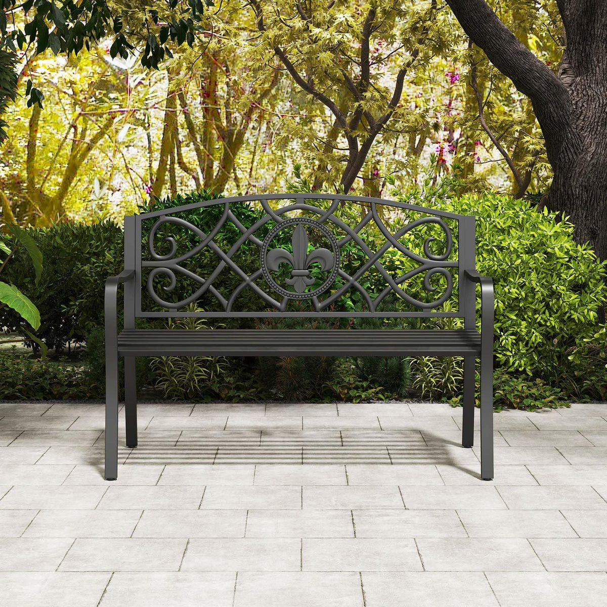 Metal Outdoor Bench S2767