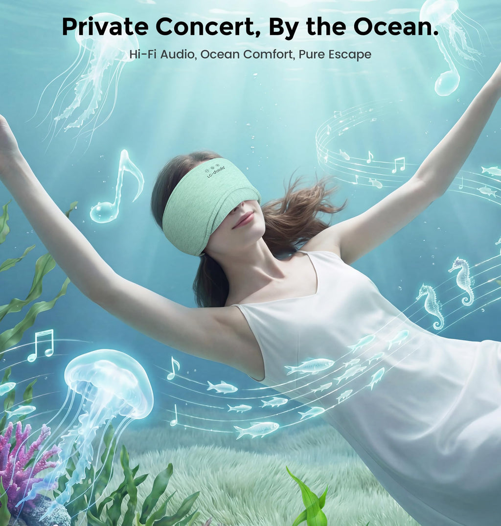 Sleep Mask Bluetooth Wireless Music Eye Mask O43784