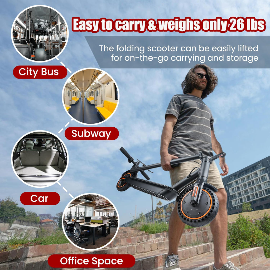 500W Foldable Electric Scooter with Dual Braking System K3309
