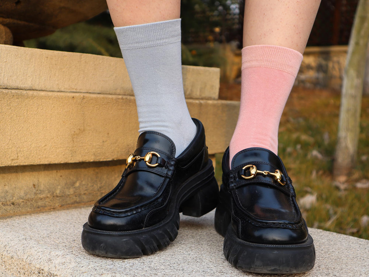 Viscose Bamboo Crew Socks 5 Pairs F516419