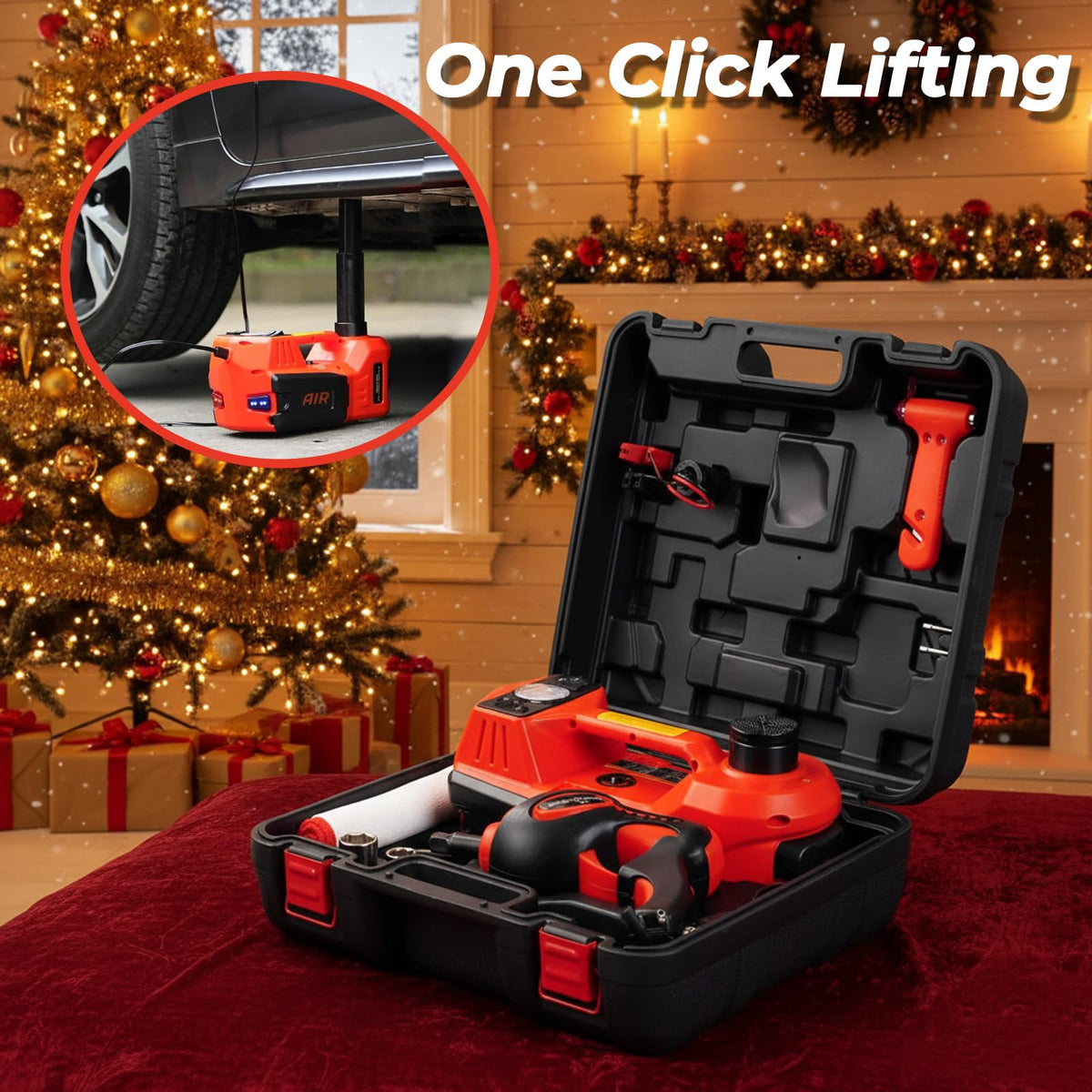 5 Ton 12V Electric Car Jack Kit X3503