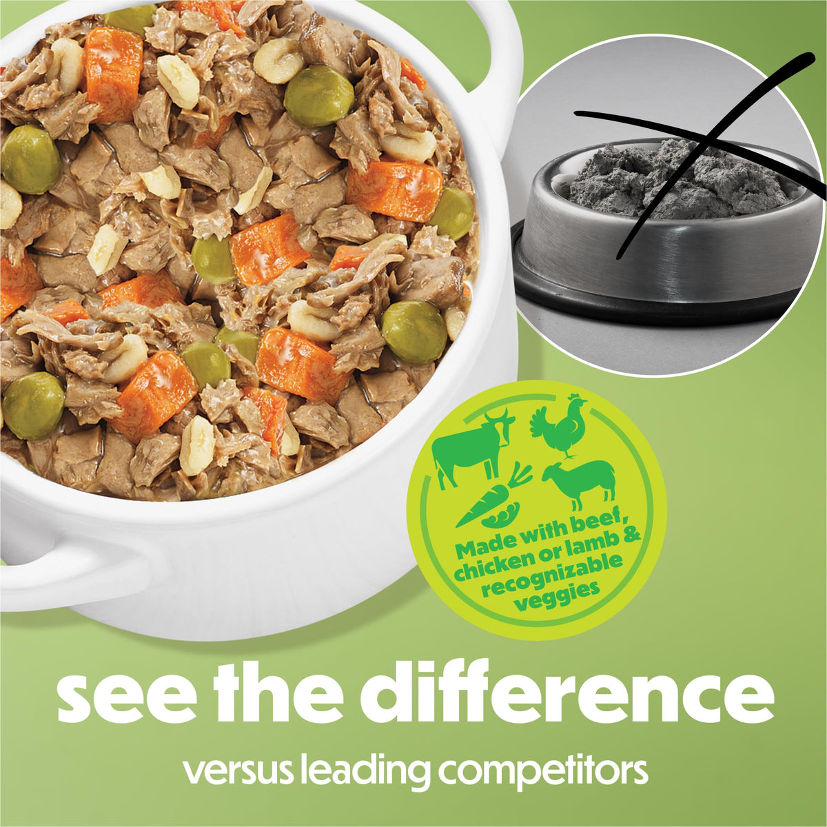 Wet Dog Food 12 10 oz Tub V6744