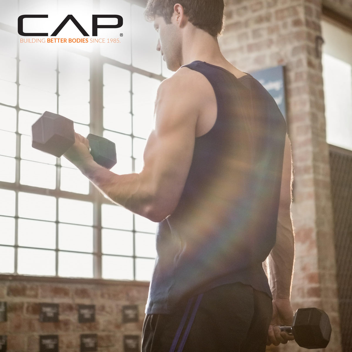 Rubber Coated Hex Dumbbells H6420