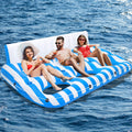 Inflatable Pool Lounger Float with Handles and Cup Phone Holder V91983