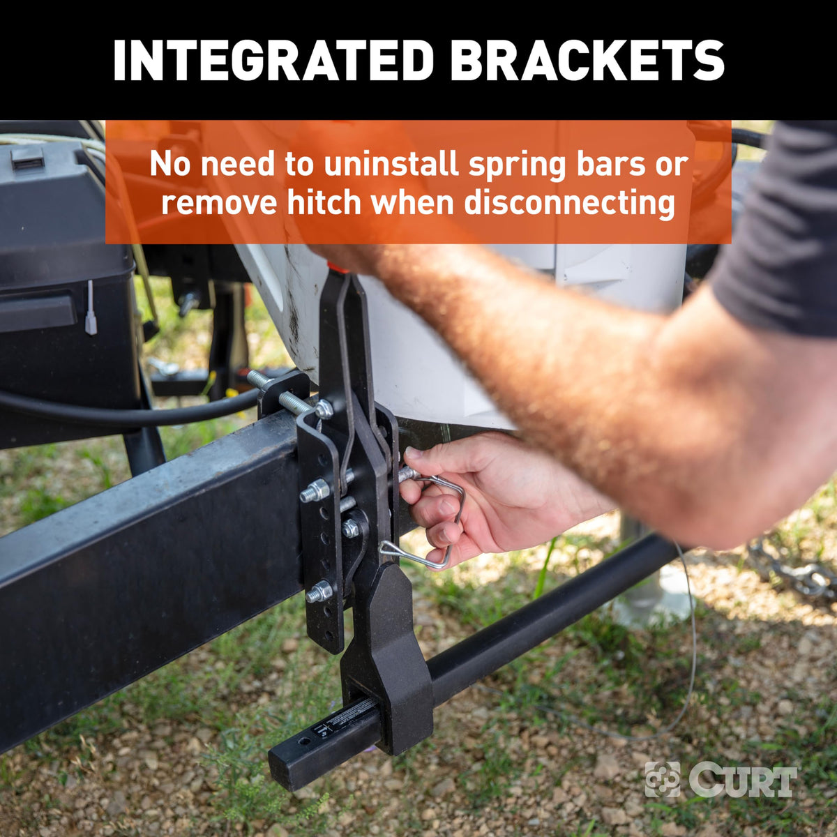 10,000 lb Trailer-Mounted Weight Distribution Hitch B251