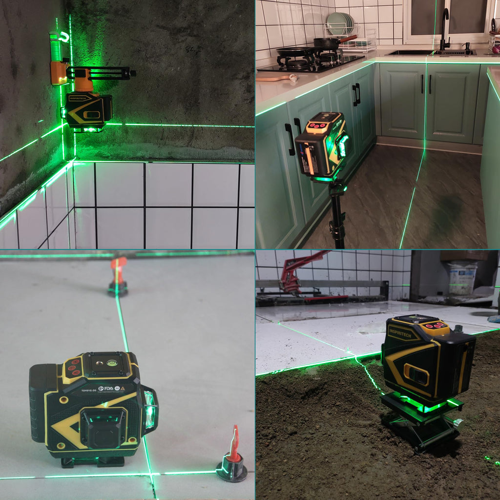 Self Leveling 3x360 Green Beam Laser Level B433472