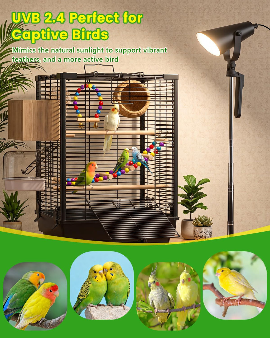 Bird Light with Adjustable Tripod Stand Y657162