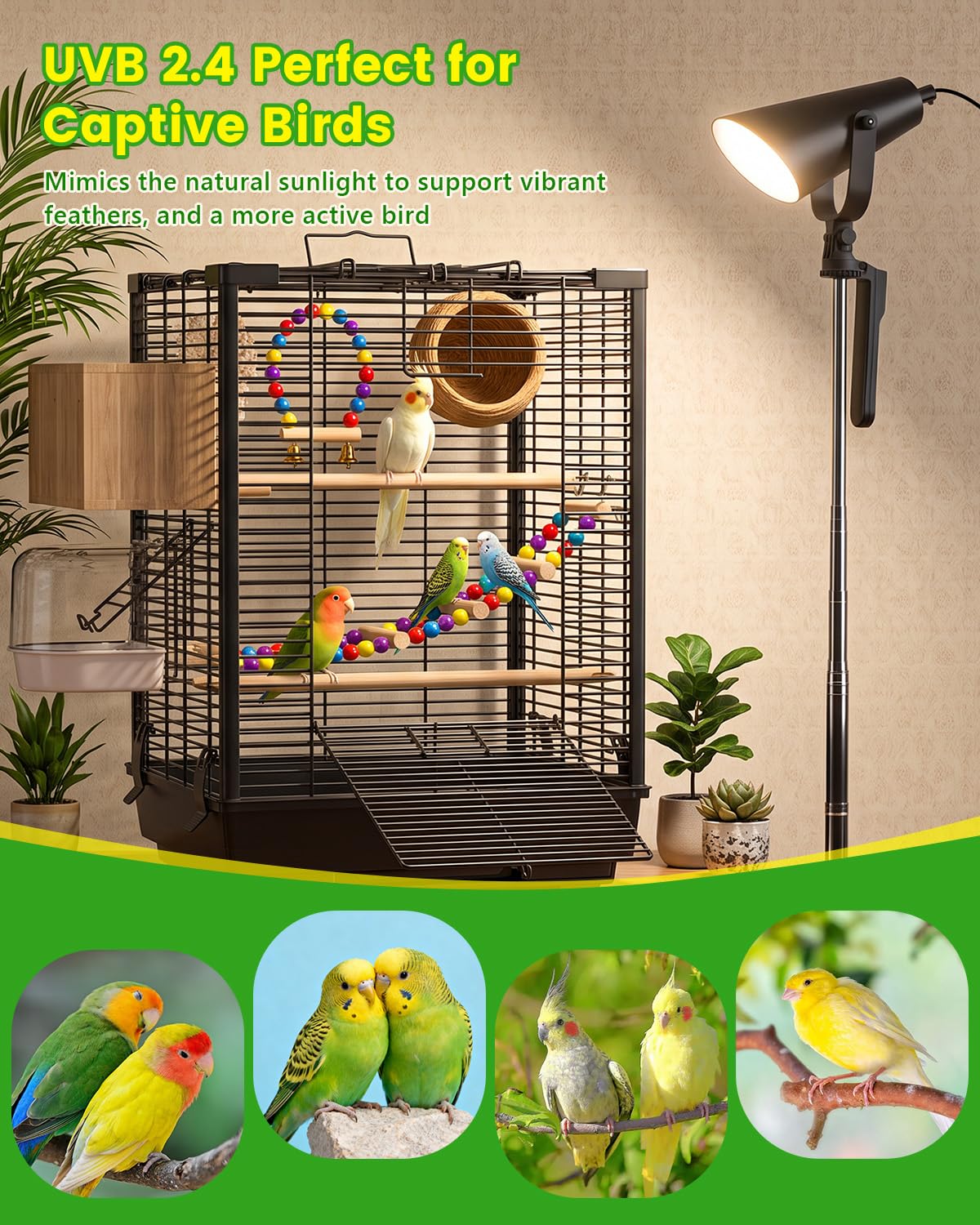 Bird Light with Adjustable Tripod Stand Y657162