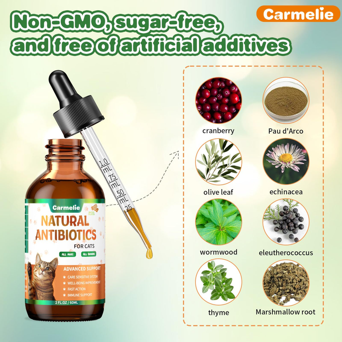 2 fl oz Natural Antibiotics for Cats R396938