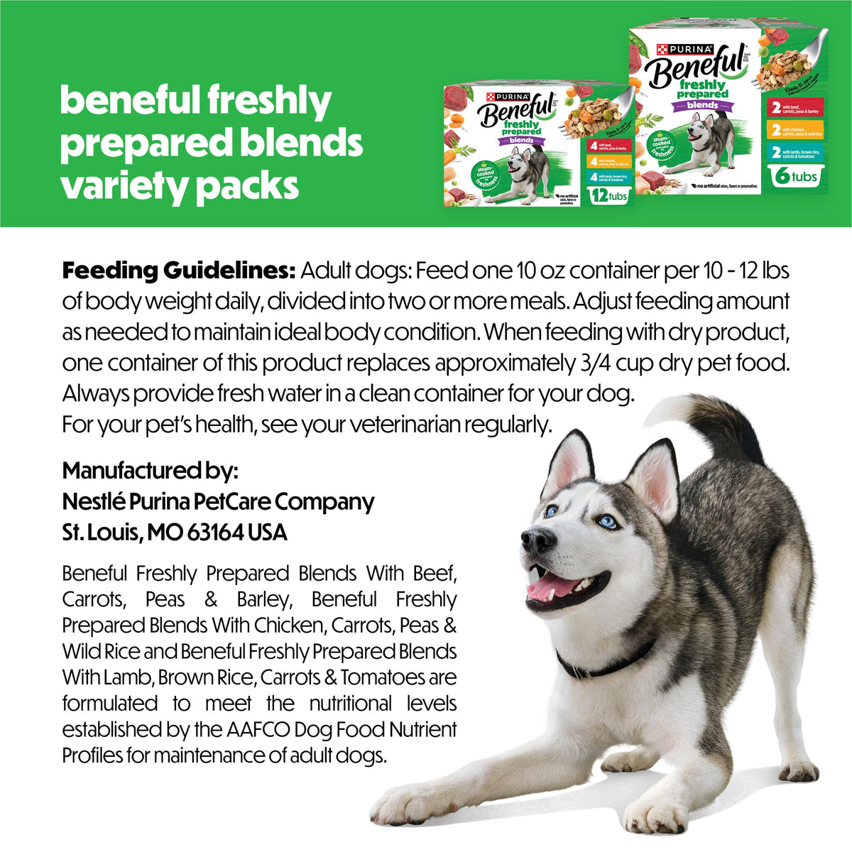Wet Dog Food 12 10 oz Tub V6744