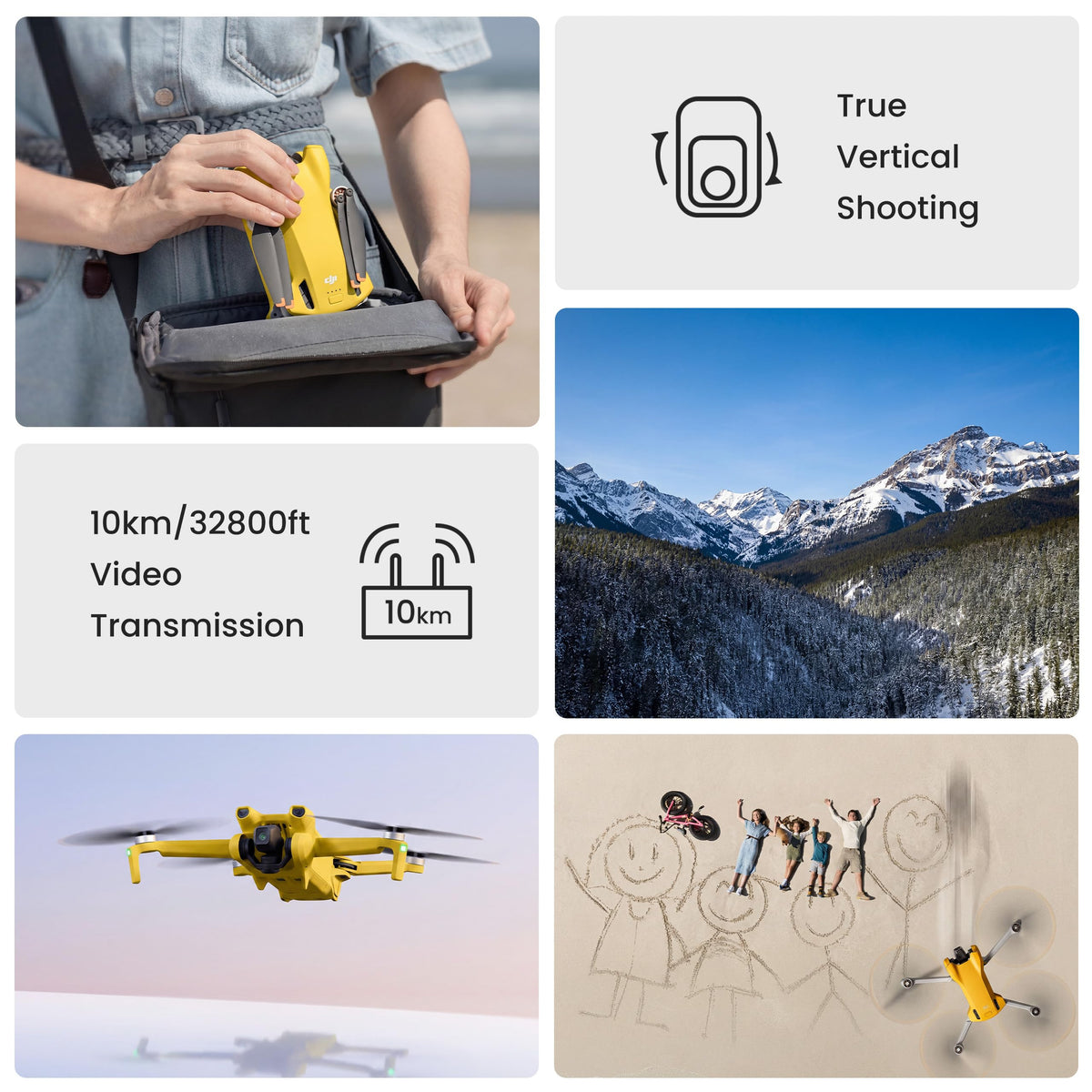 Mini Drone with 4K Video, 48MP Photo, 249 g, Obstacle Sensing G70783