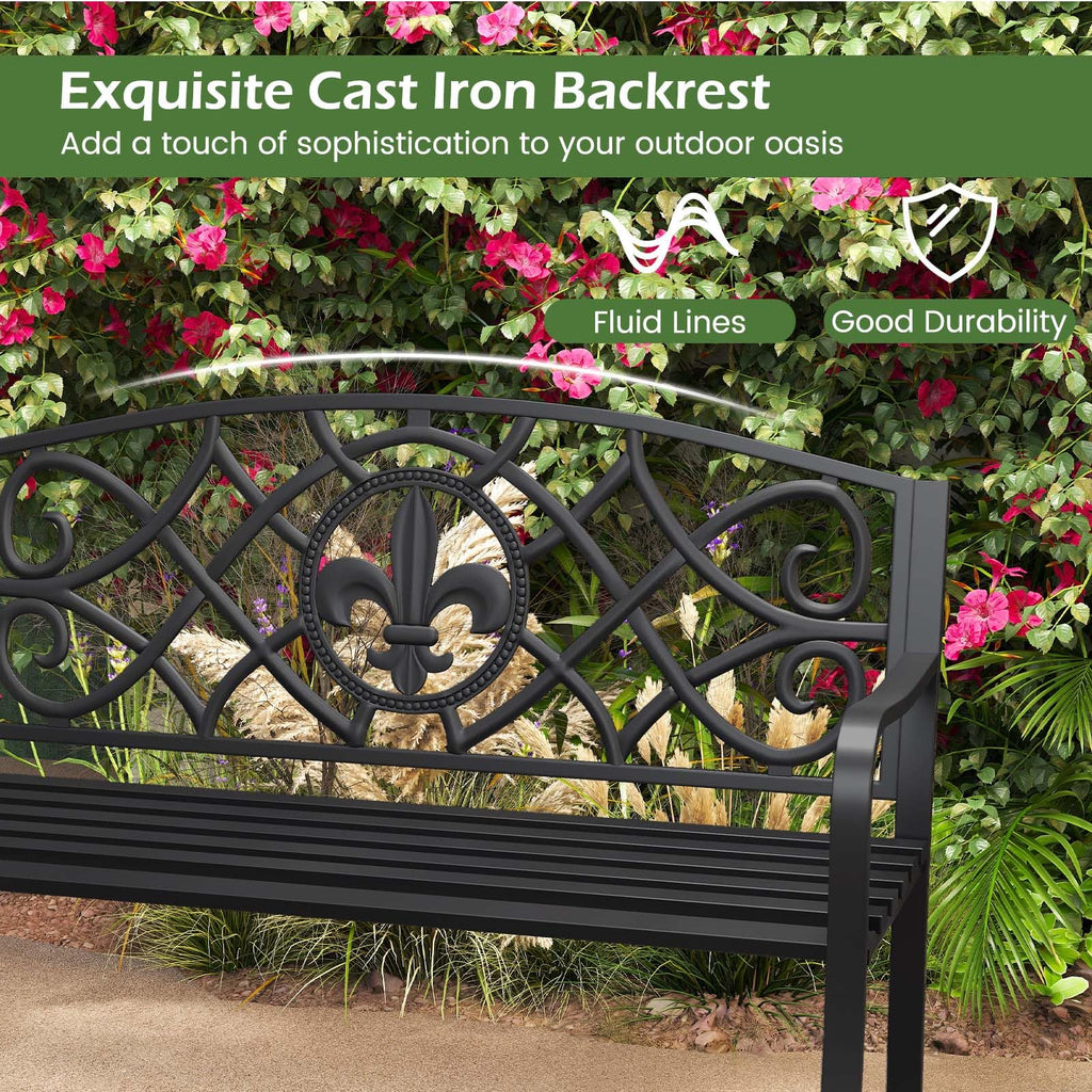 Metal Outdoor Bench S2767