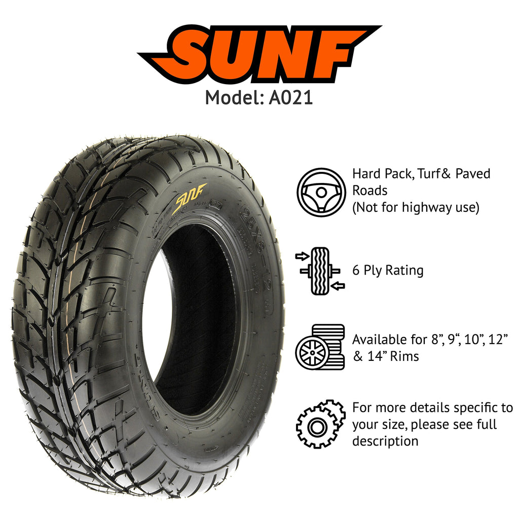 19x6-10 ATV UTV Tire 6 PR Pair of 2 V7865