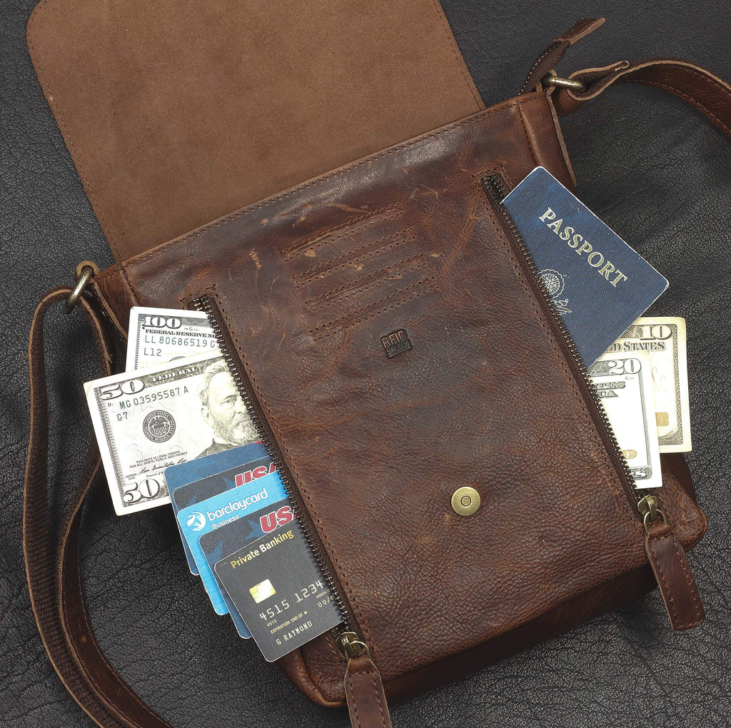 Genuine Leather Crossbody Purse and Handbags A87571